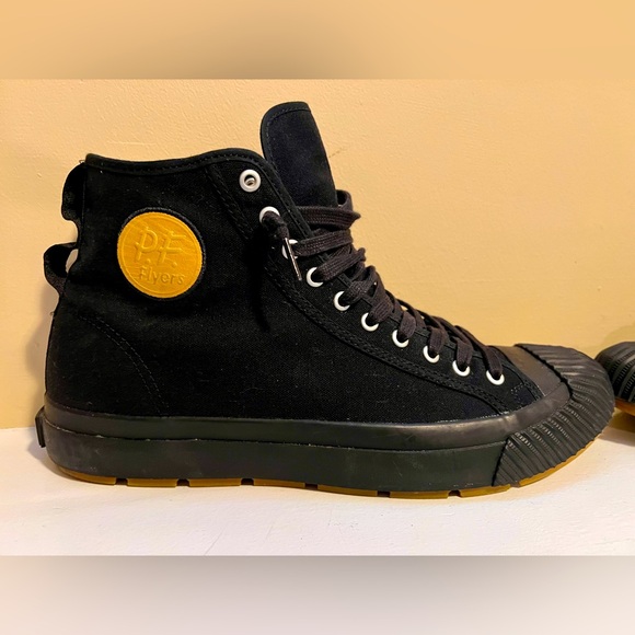 PF Flyers Grounder Hi Black/Black size 13 - Picture 1 of 4